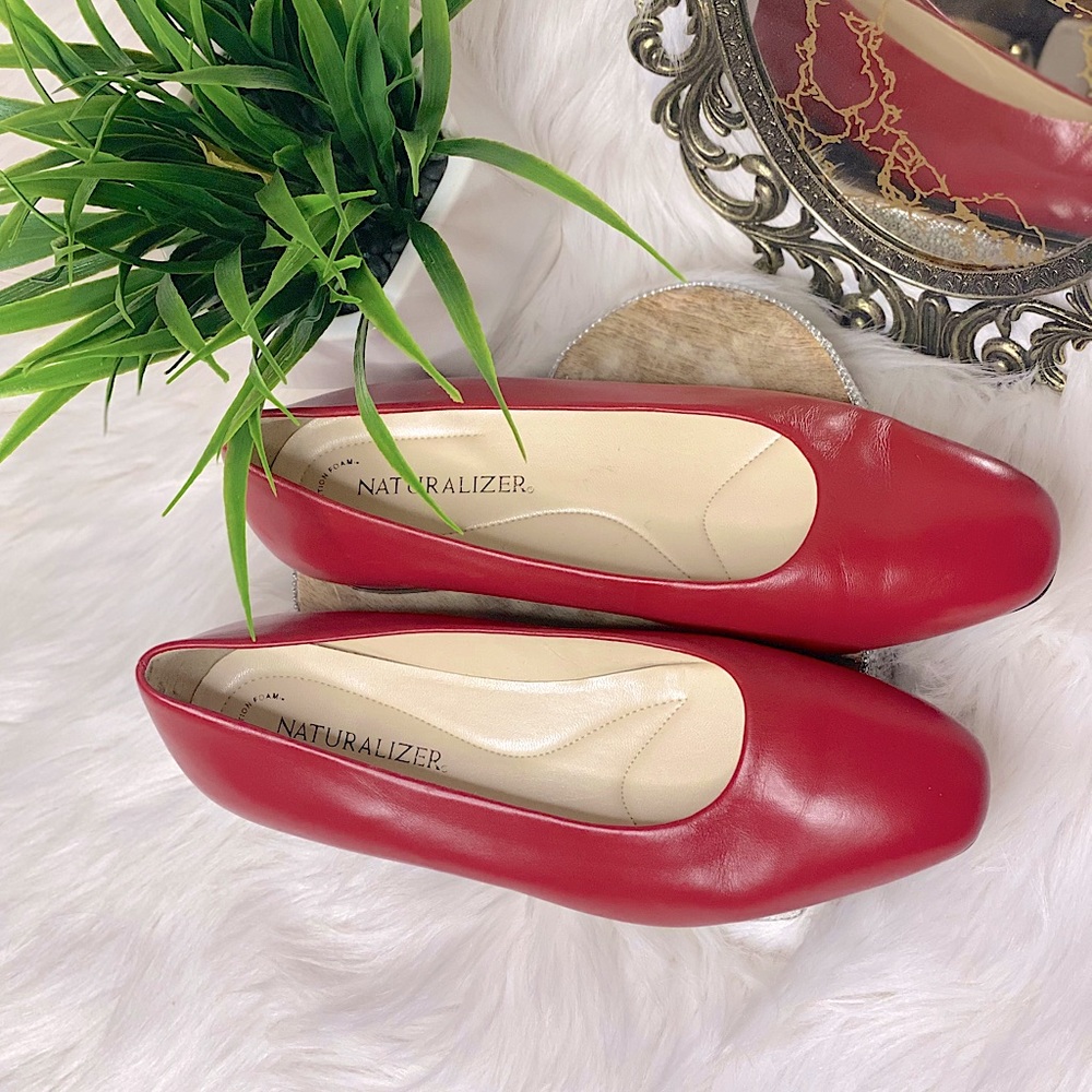 Naturalized Bright Red Dress Flats